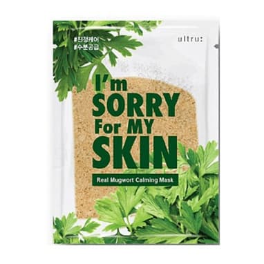 I'M SORRY FOR MY SKIN ПРОТИВОВОСПАЛИТЕЛЬНАЯ МАСКА ДЛЯ ЛИЦА С ЭКСТРАКТОМ ПОЛЫНИ REAL MUGWORT CALMING MASK